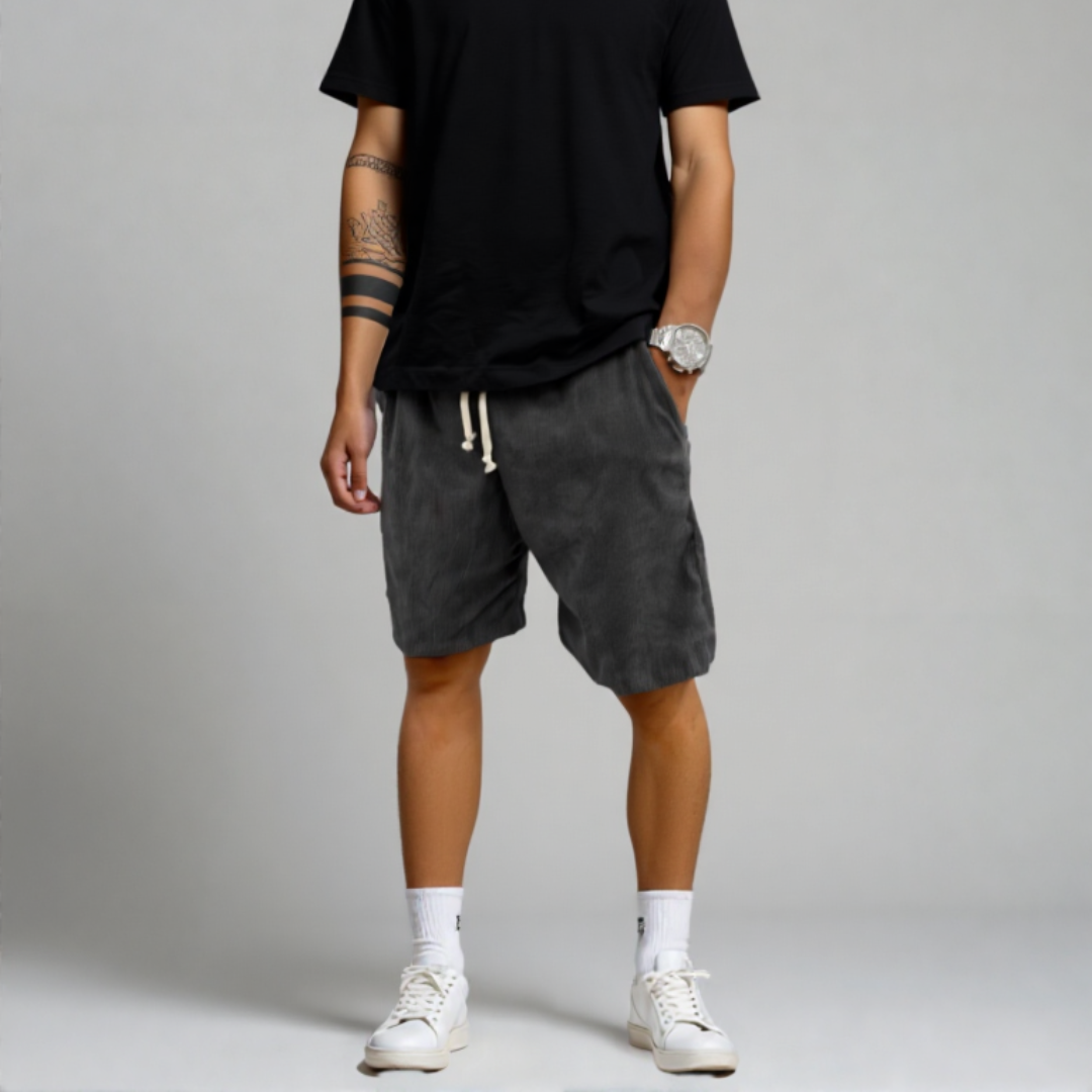 Cordo | Heren Corduroy Shorts Korte Broek Casual Zomer
