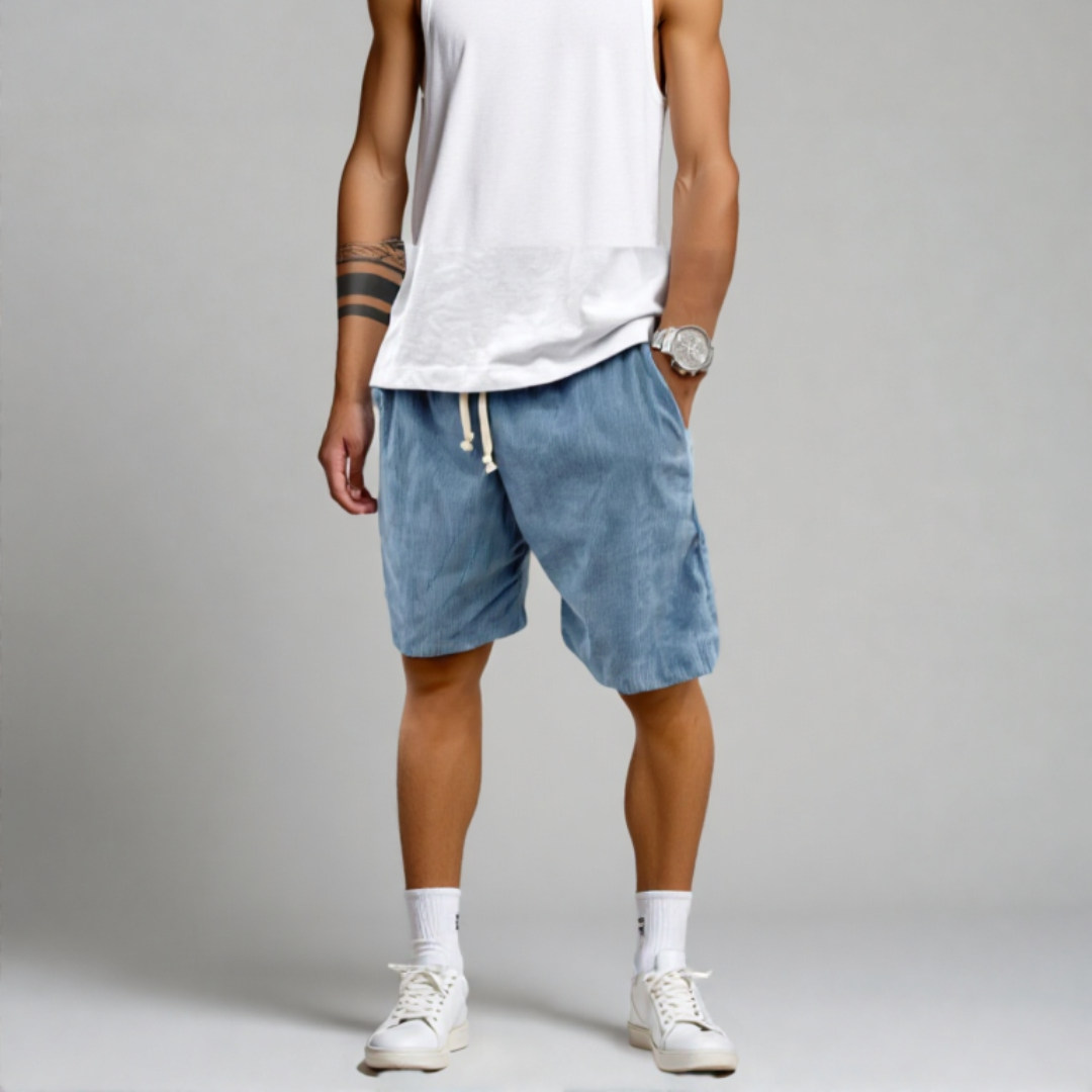 Cordo | Heren Corduroy Shorts Korte Broek Casual Zomer