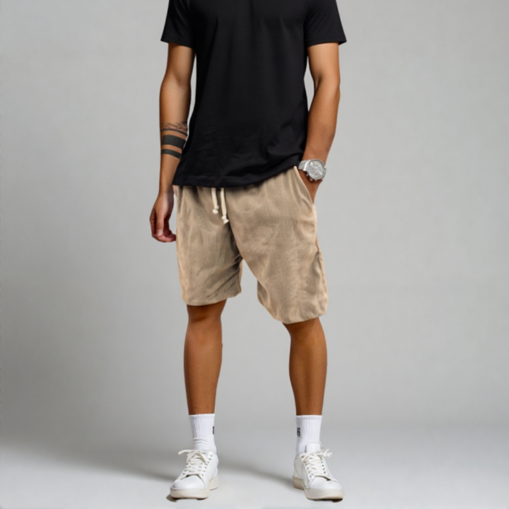 Cordo | Heren Corduroy Shorts Korte Broek Casual Zomer