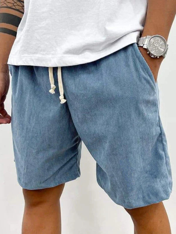 Cordo | Herren Corduroy Shorts Strukturiert Freizeitshorts