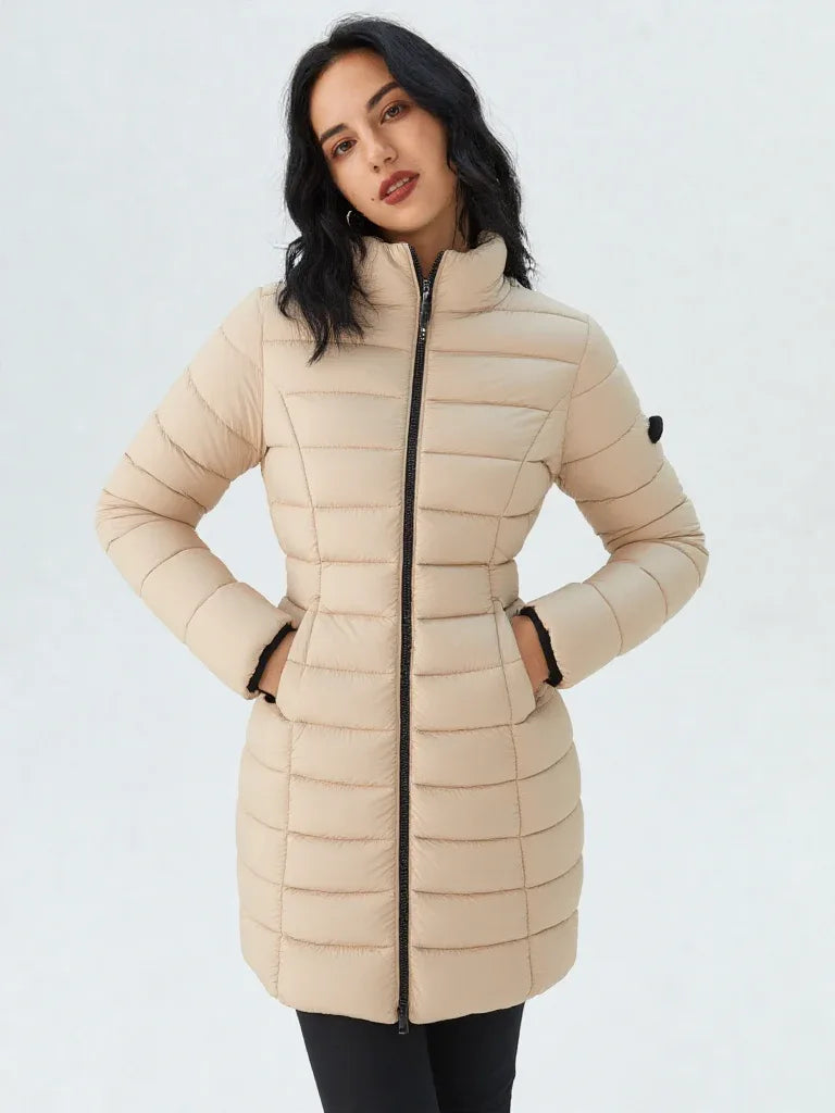 Women’s Hooded Padded Jacket | Zip-Up Winter Coat | Casual Style - Grant London